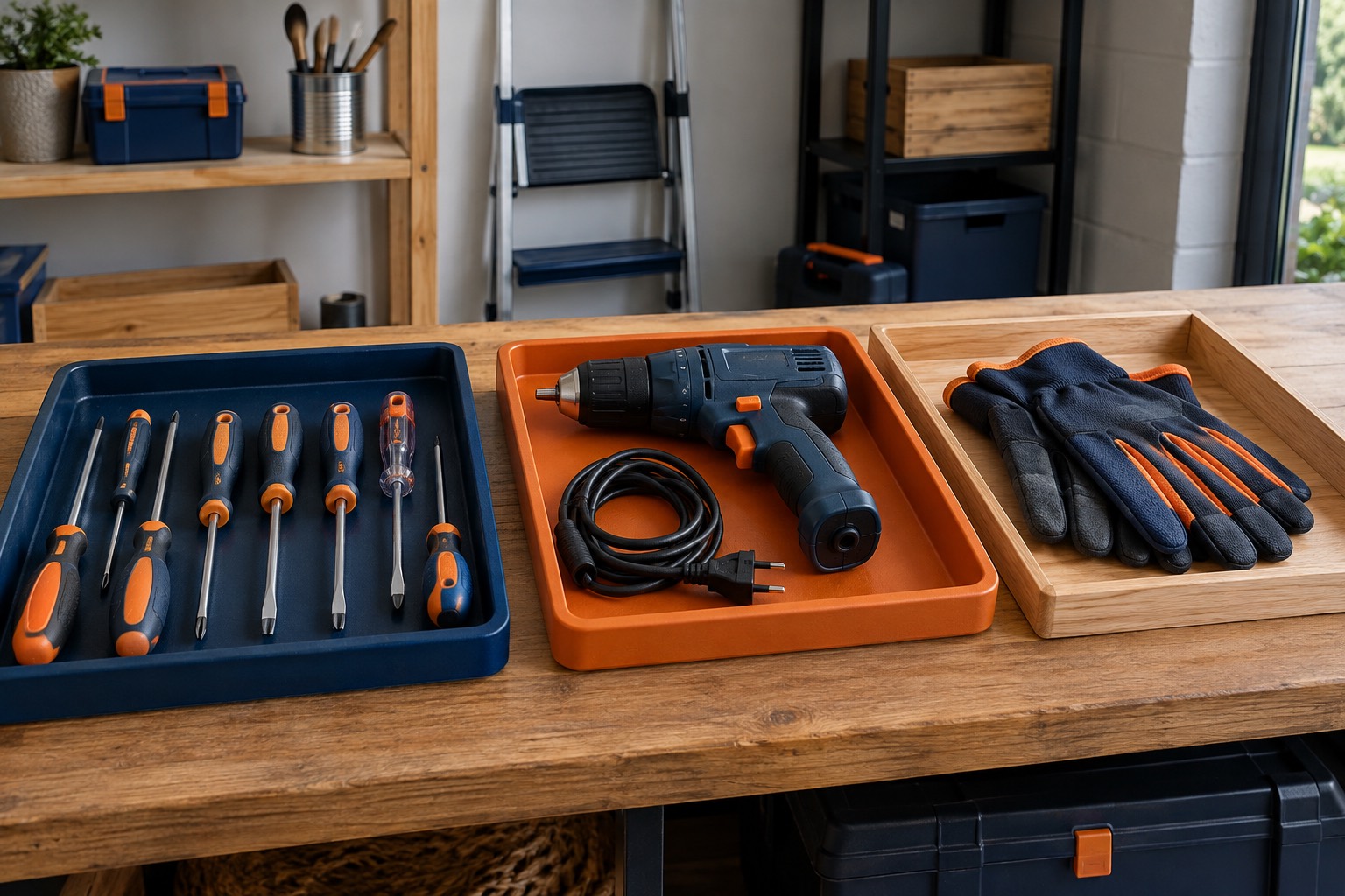 Outils manuels et électriques répartis par ensembles Outils manuels et électriques répartis par ensembles
